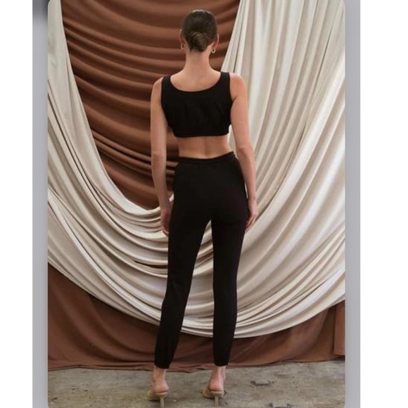 Ivory & Chain ILA PANT -BLACK - Picture 2 of 6